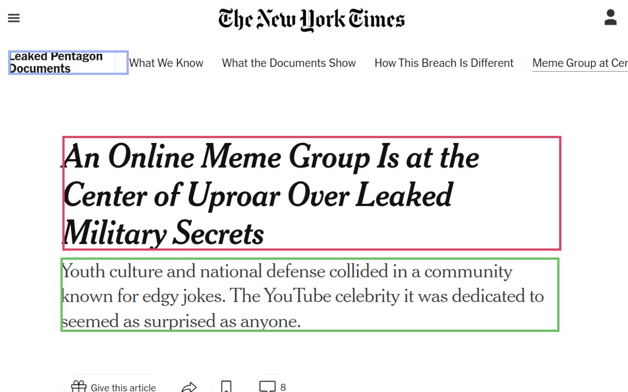 Highlight H1 and nofollow, sponsored & ugc截图3