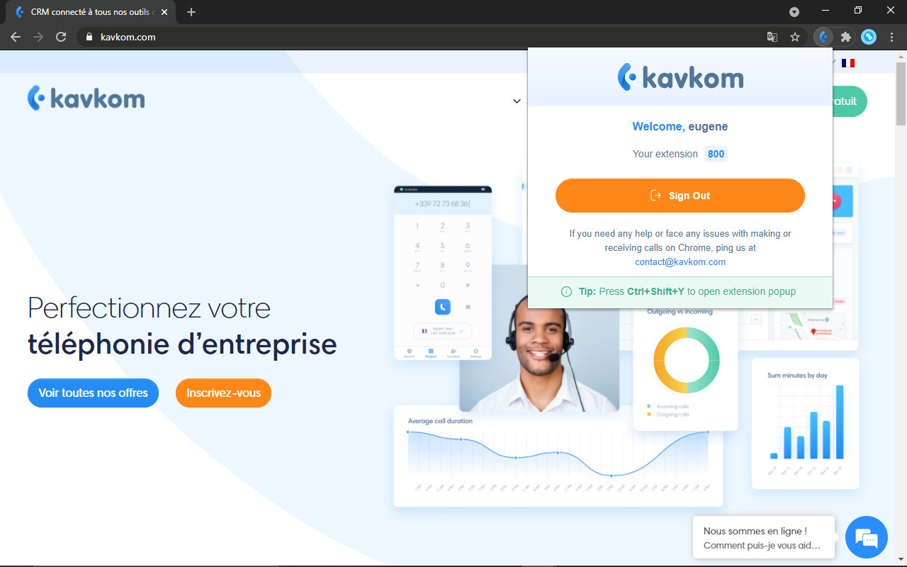 Kavkom Click2Call截图1