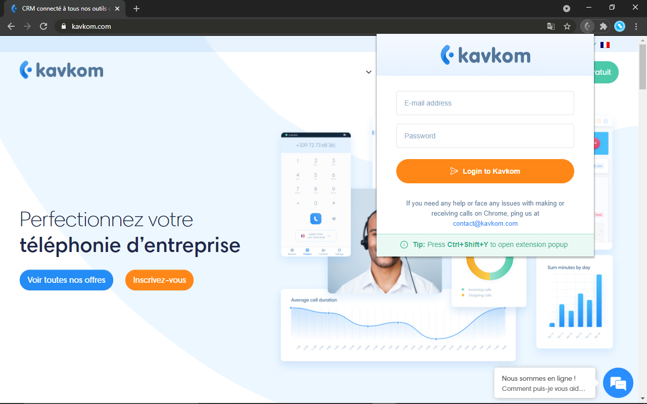 Kavkom Click2Call截图2