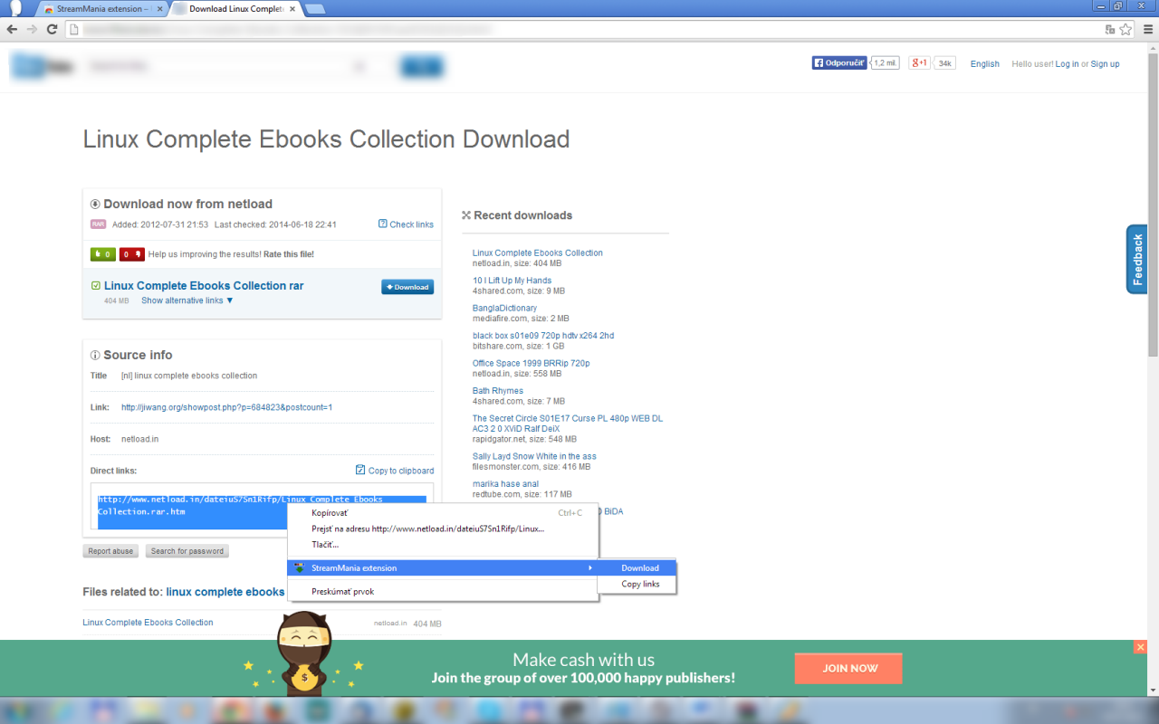 StreamMania extension截图1