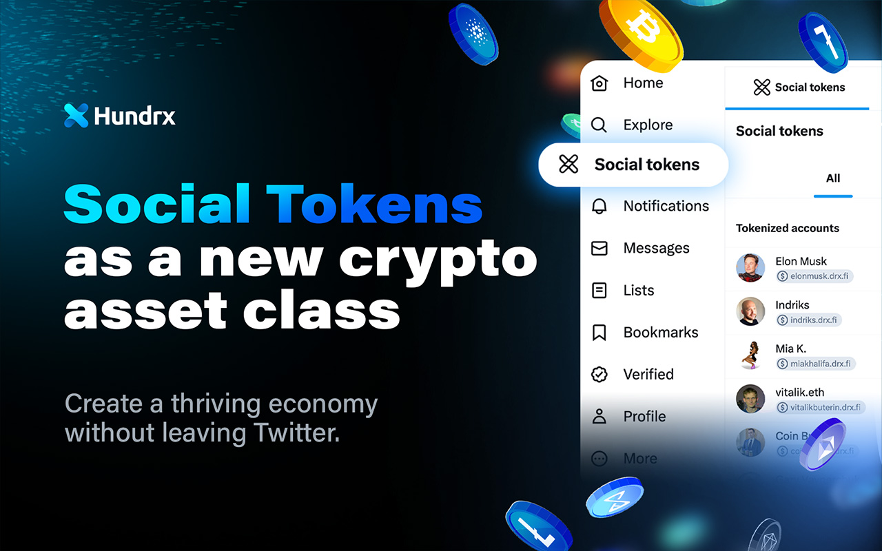 Hundrx - Upgrade Twitter to Web3 with AI截图2