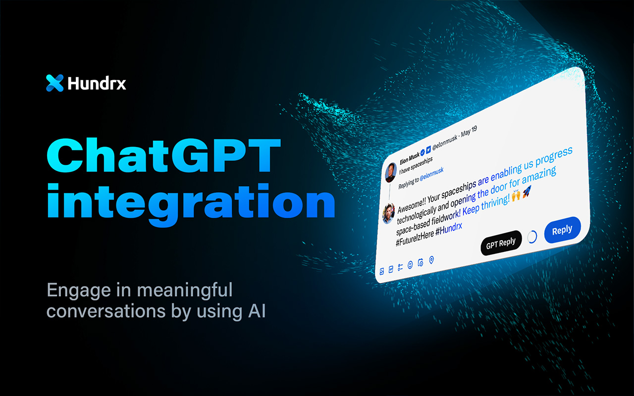 Hundrx - Upgrade Twitter to Web3 with AI截图3