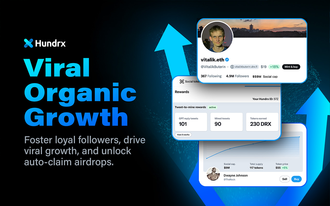 Hundrx - Upgrade Twitter to Web3 with AI截图4