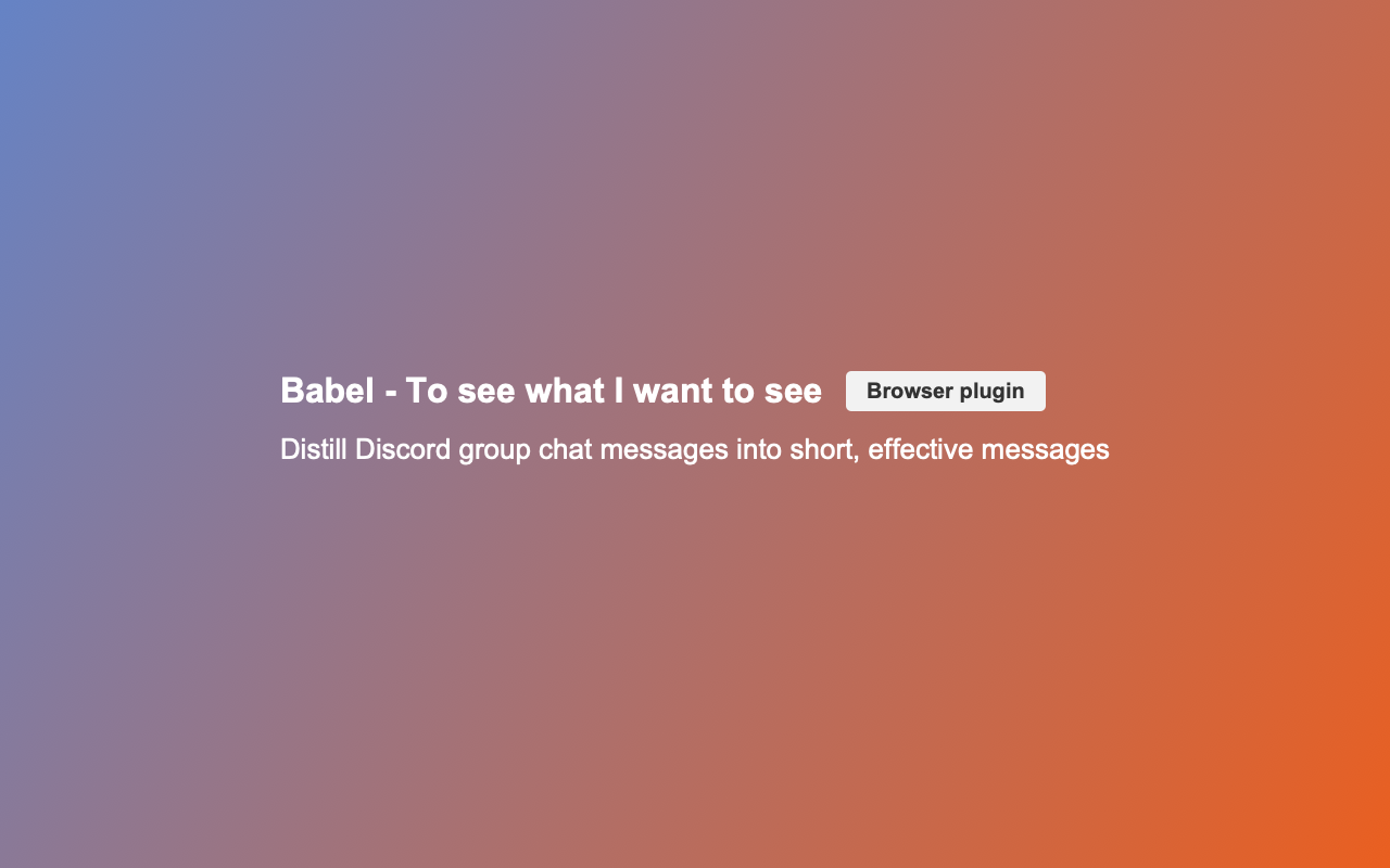Babel x Discord Plugin截图1