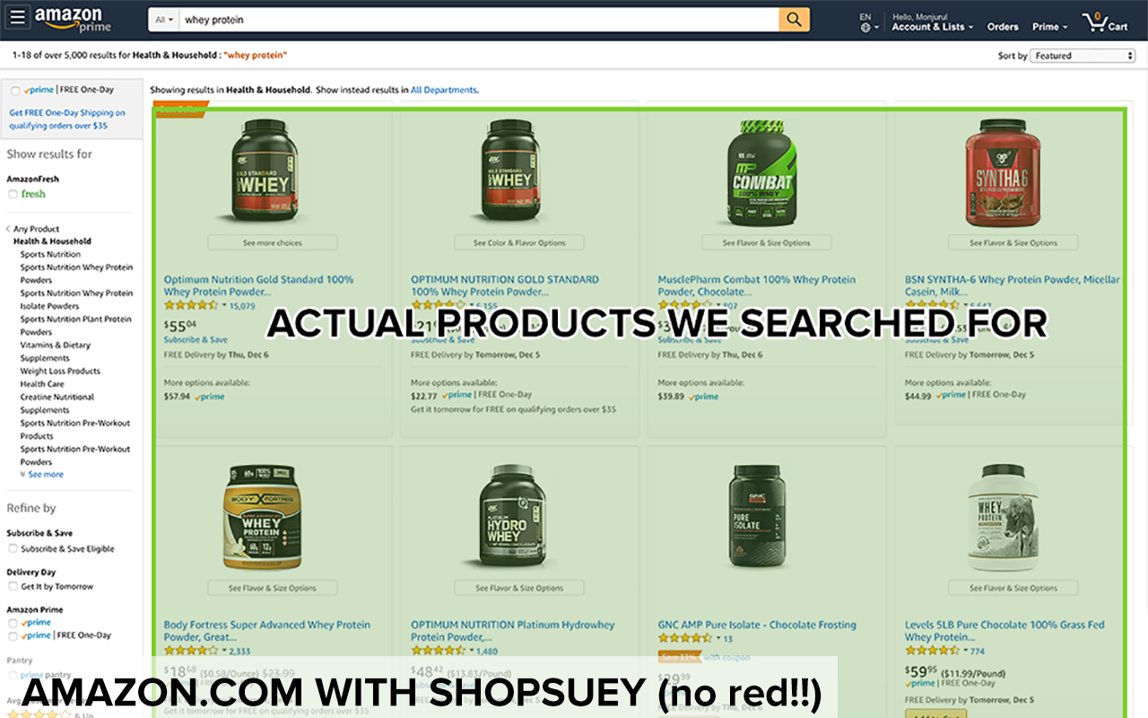 ShopSuey: Get rid of ads on Amazon and Ebay截图2