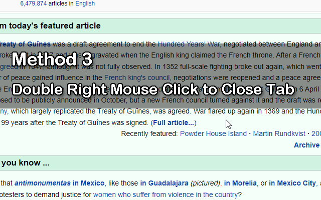 Chrofans Close Tab by Drag Right Mouse截图4