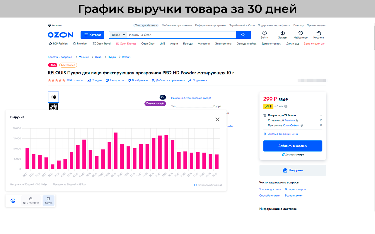 Shopstat – бесплатная аналитика Wildberries截图3