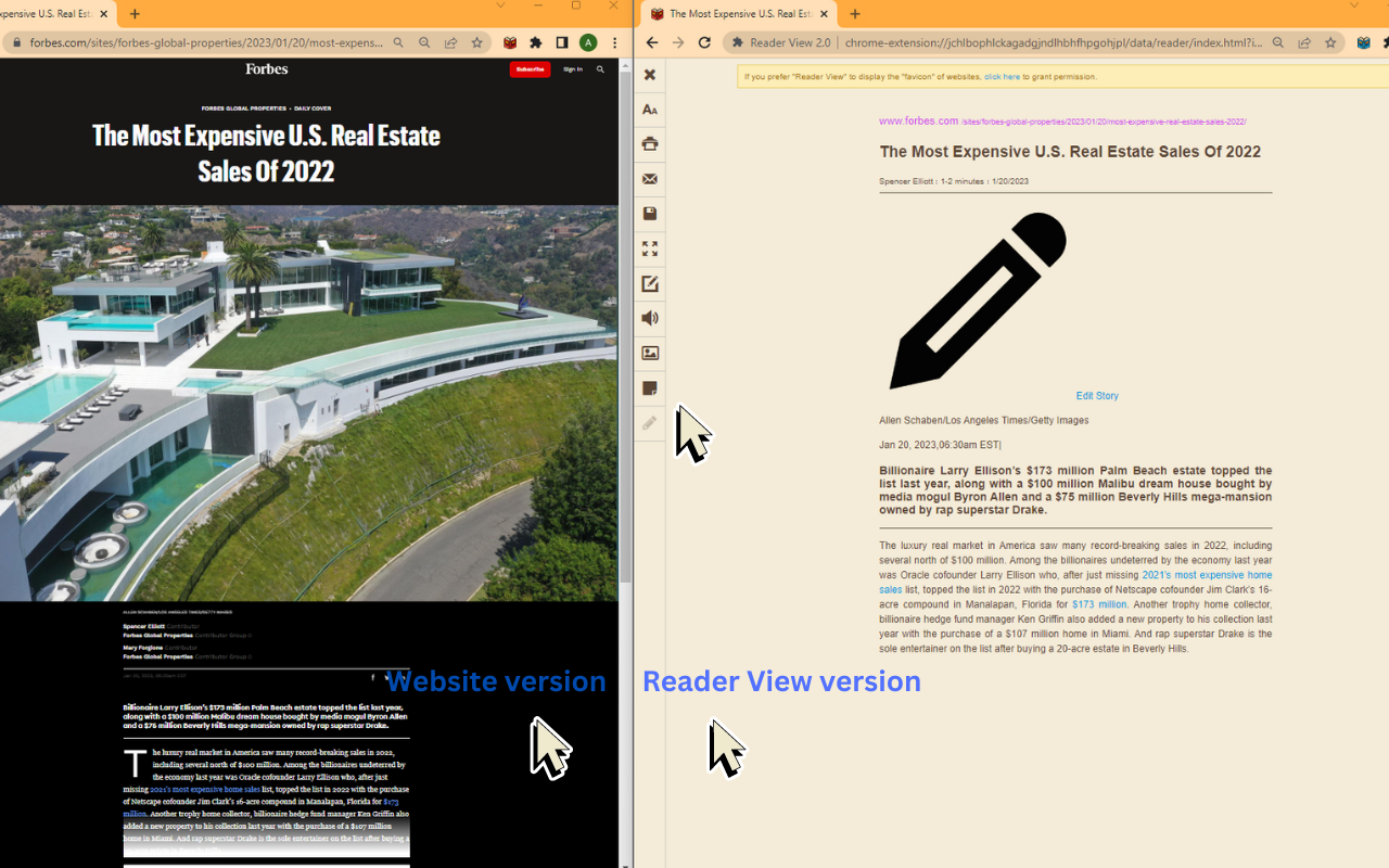 Reader View 2.0截图1