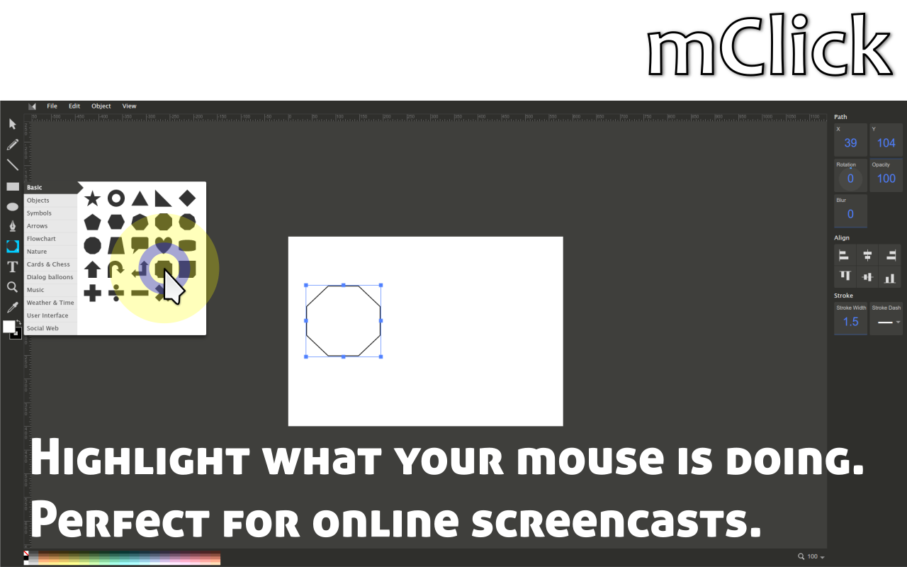 Mouse Click Highlighter (mClick)截图2