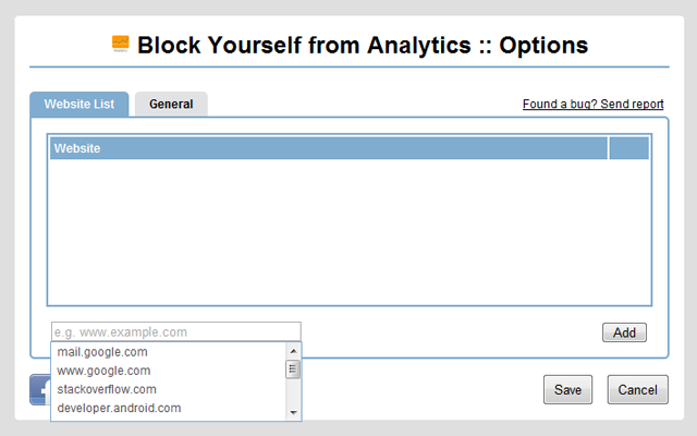 Block Yourself from Analytics截图1