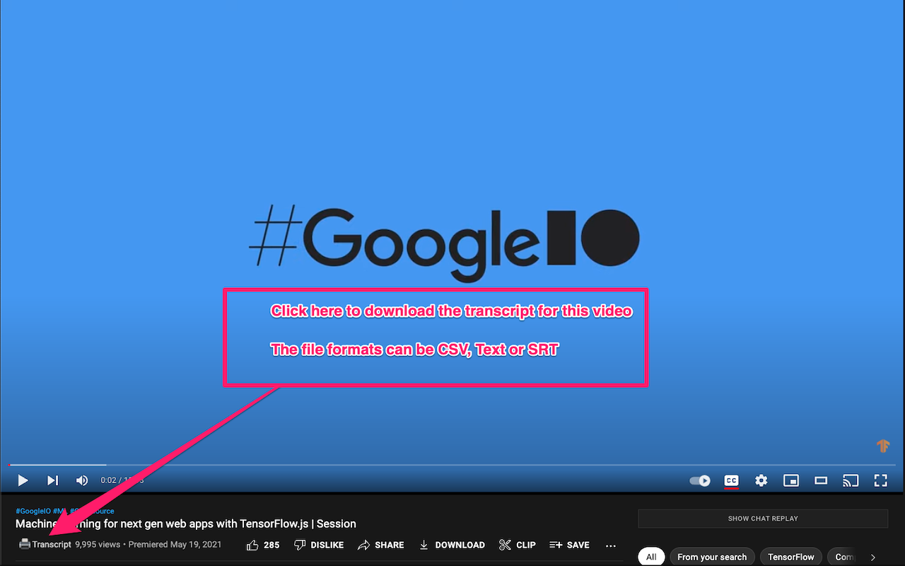 Get YouTube Transcript by CakeAI - Free截图2