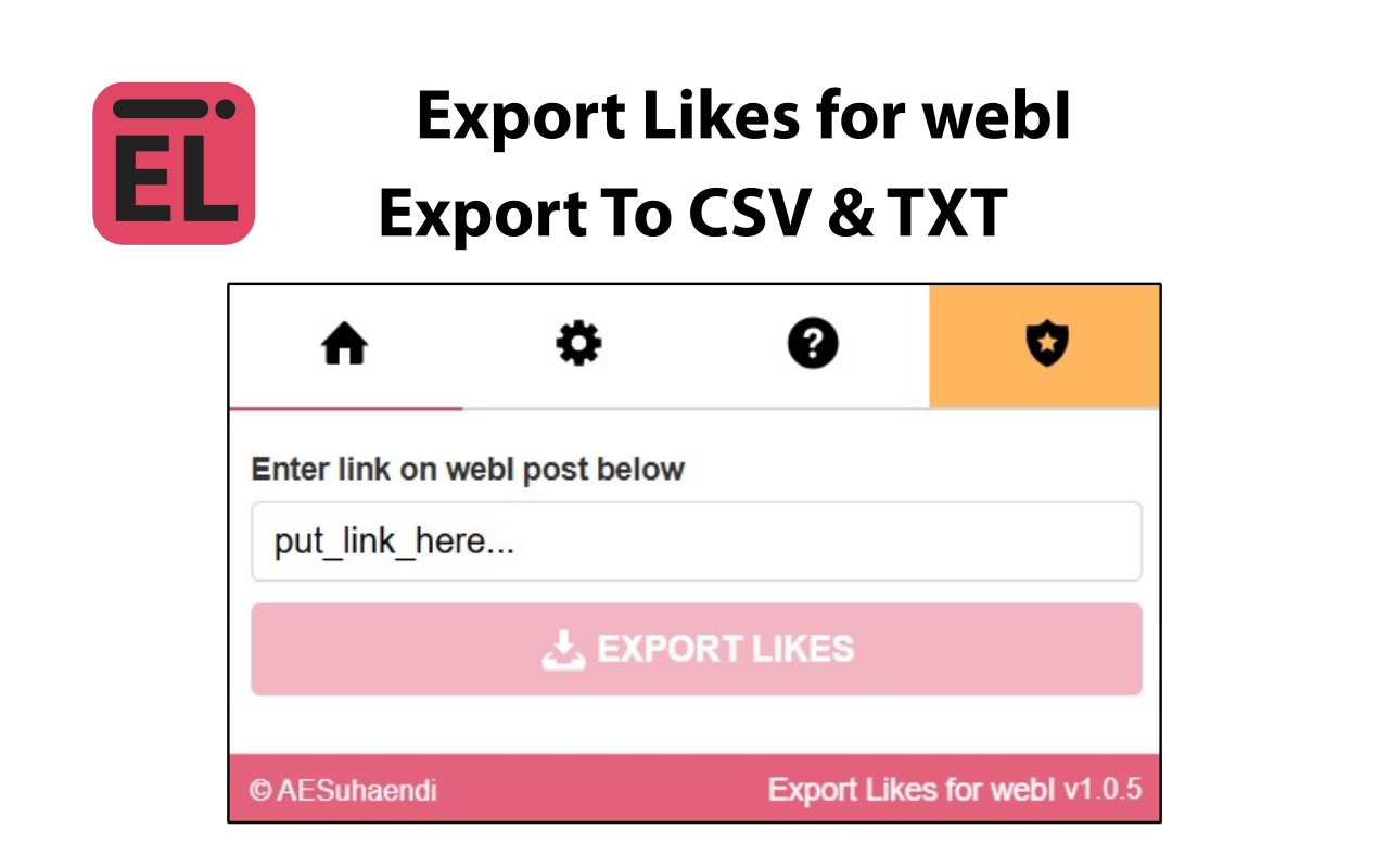 Export Likes for webI截图1
