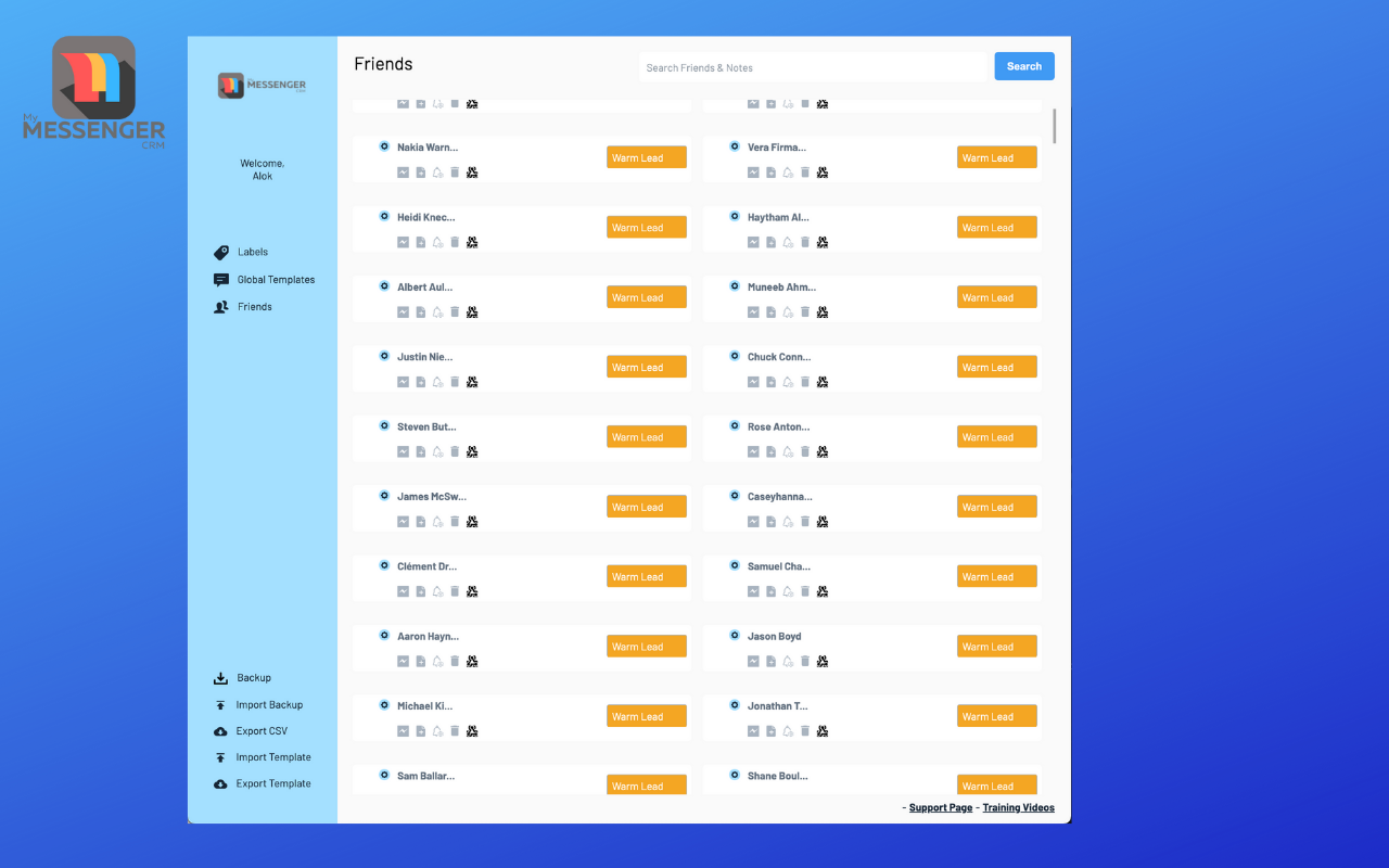 My Messenger CRM截图4
