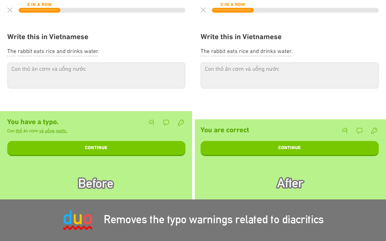 Duolingo Unicode Normalizer截图1