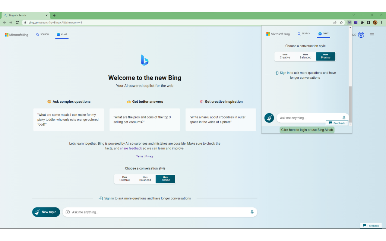 Bing AI Anywhere - GPT 4截图2