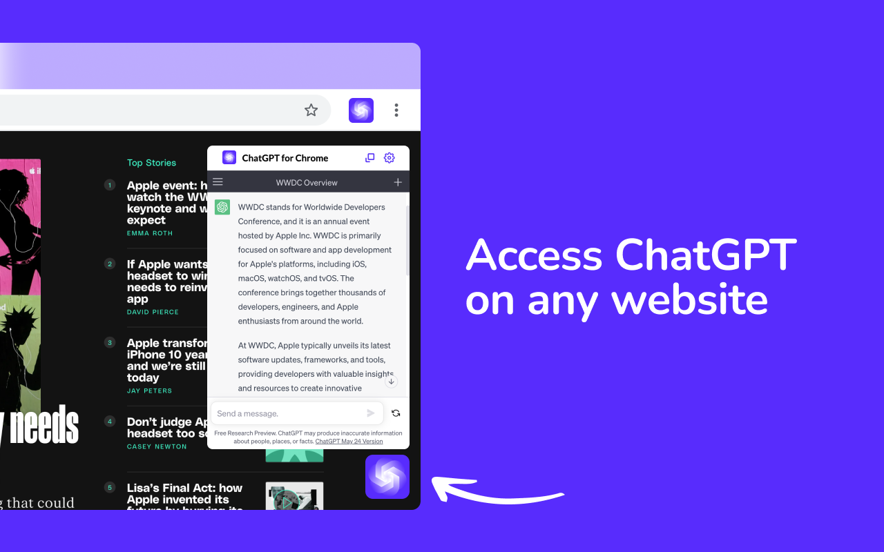 ChatGPT for Chrome - Search AI截图1