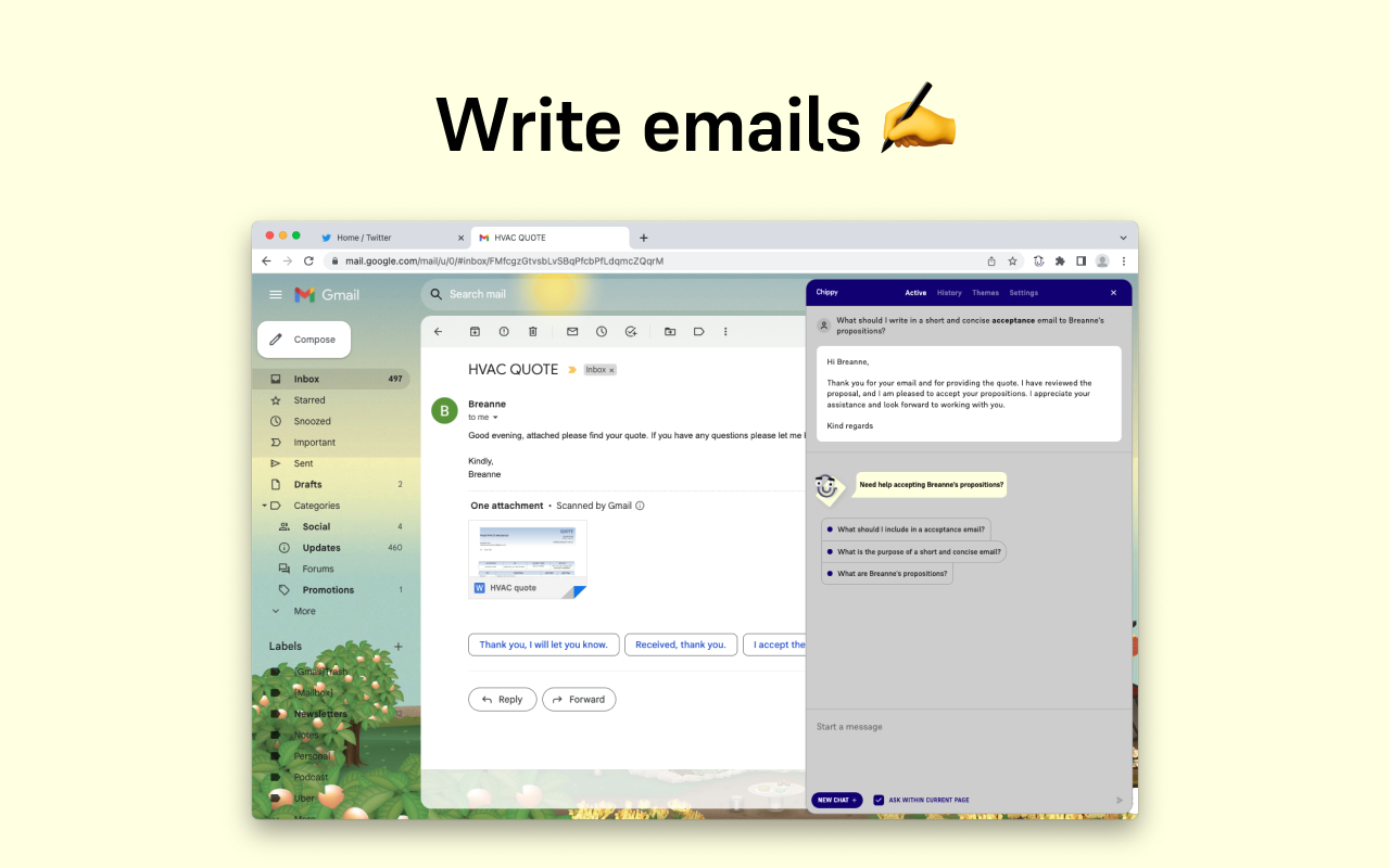 Chippy: AI Writer with GPT截图1