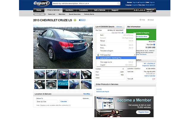 MyAuto.ge chrome extension截图1
