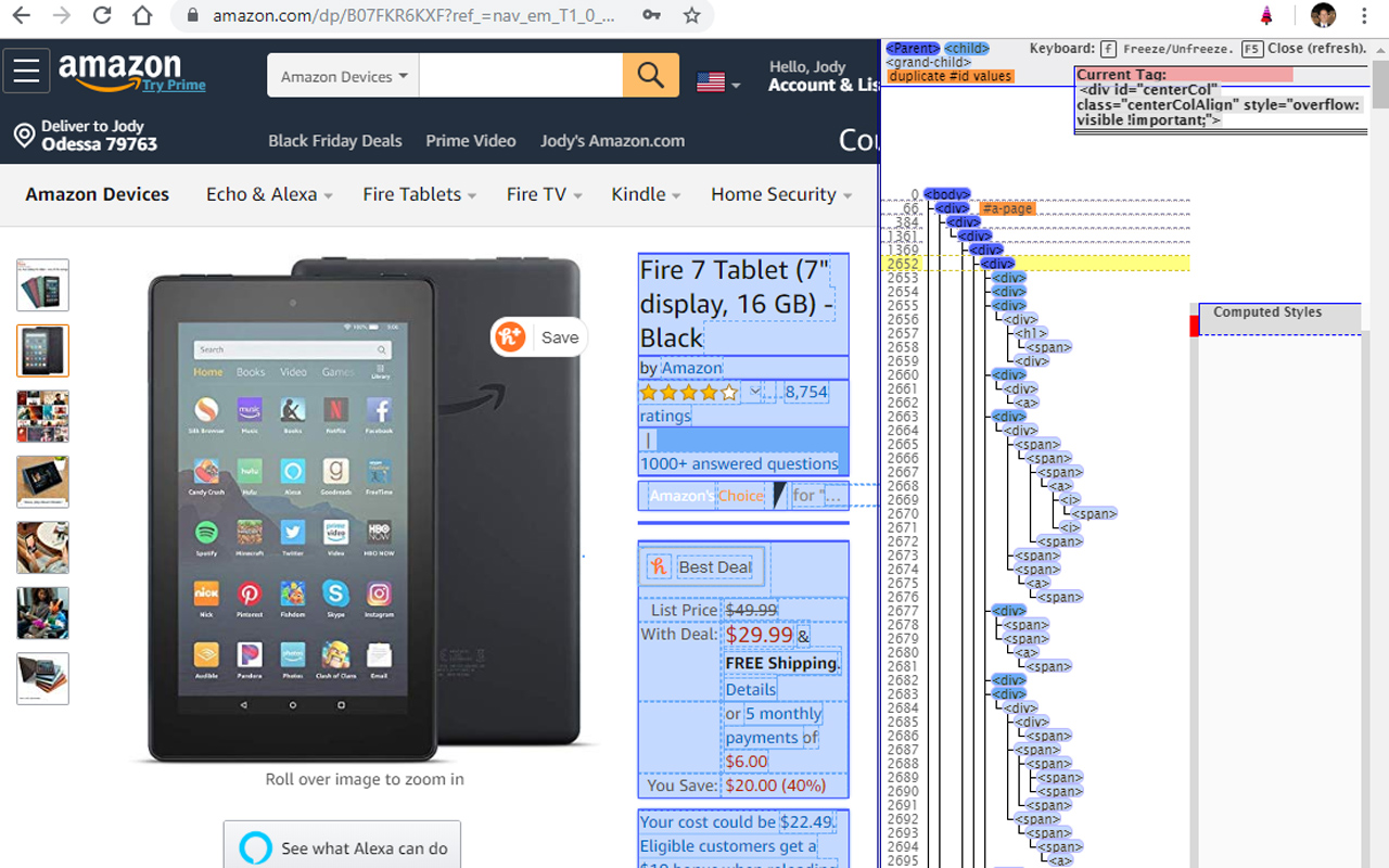 Css Playground and Dom Tree截图3