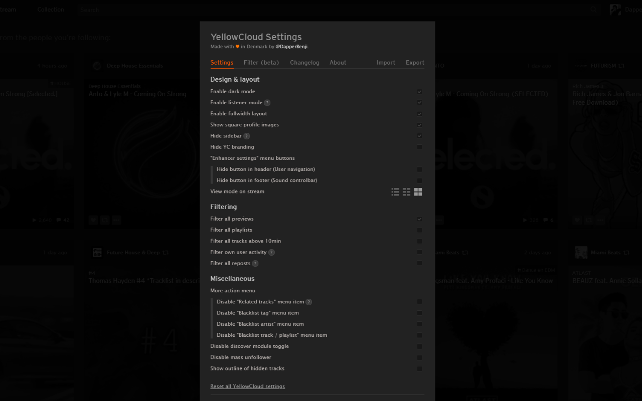 YellowCloud for SoundCloud®截图2