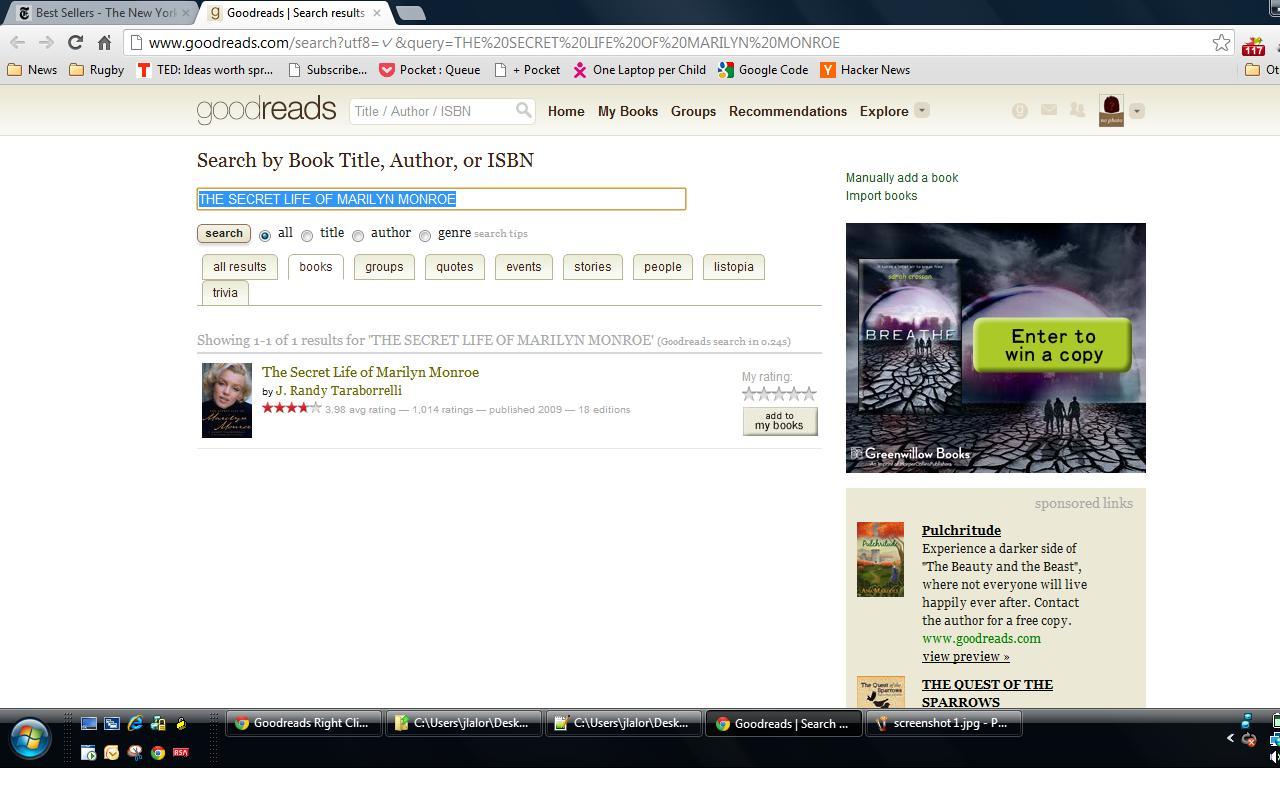 Goodreads Right Click截图2