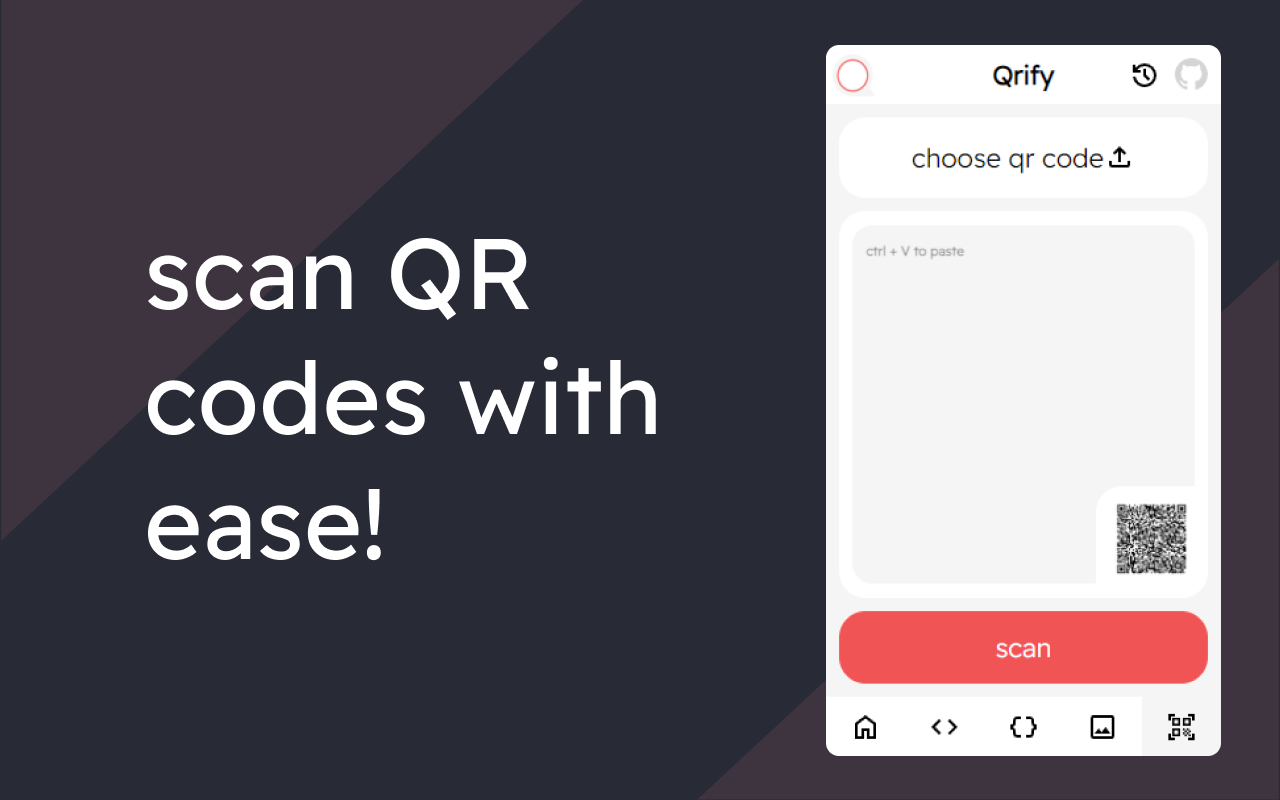 Qrify - qr code generator and scanner截图4