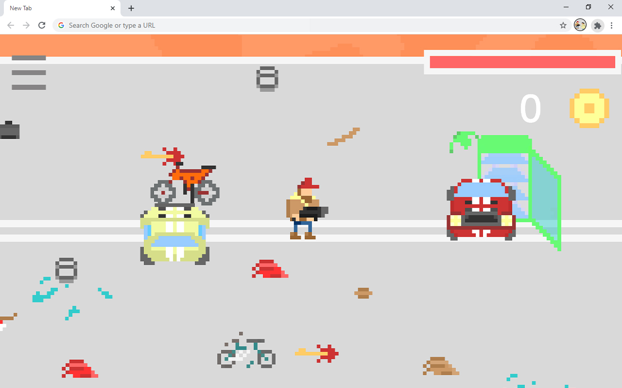 Pixel Zombie Shooter Game截图2