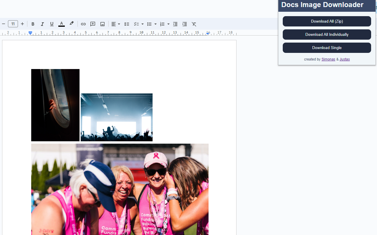 Google Docs Image Downloader截图2