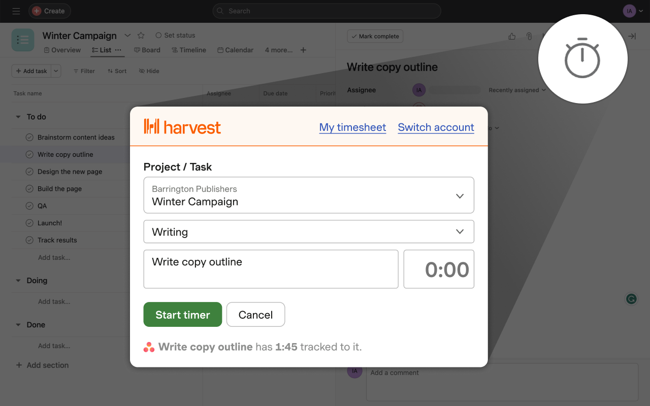 Harvest Time Tracker截图4