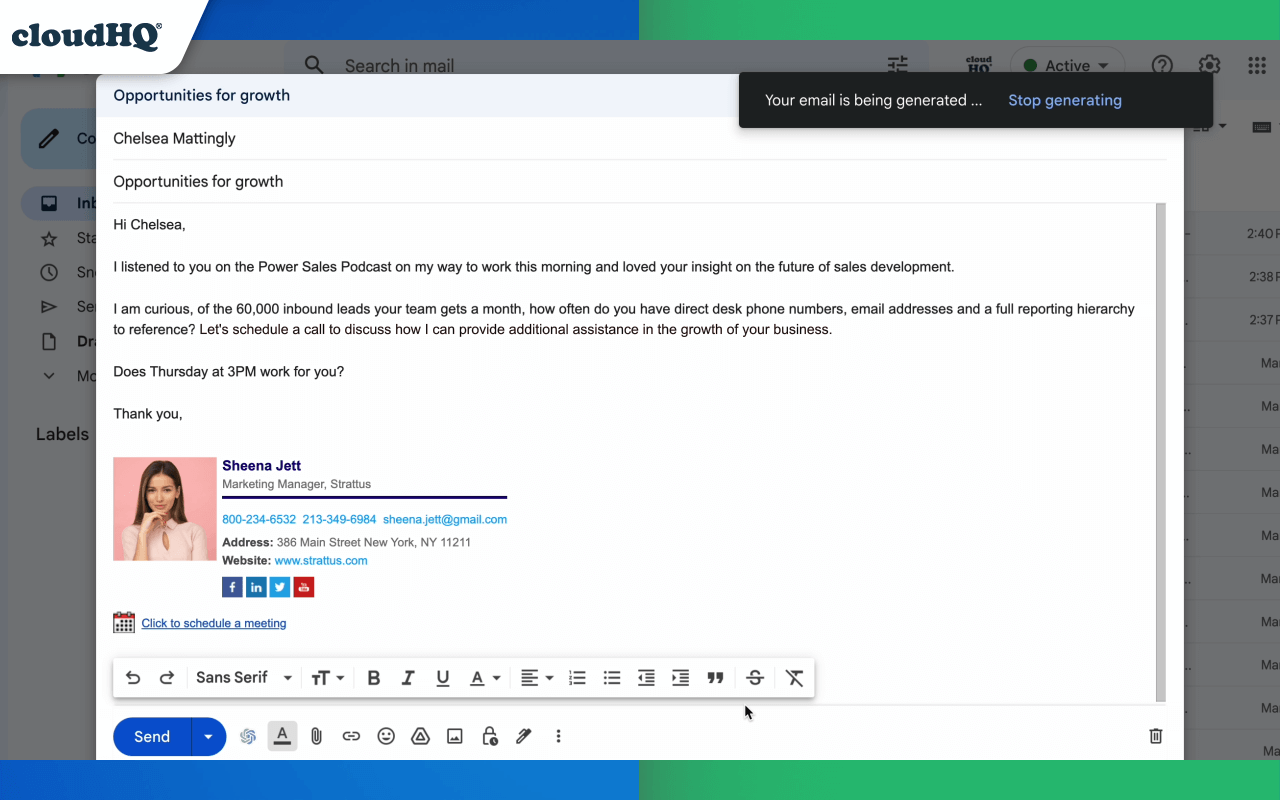 ChatGPT for Gmail by cloudHQ截图1