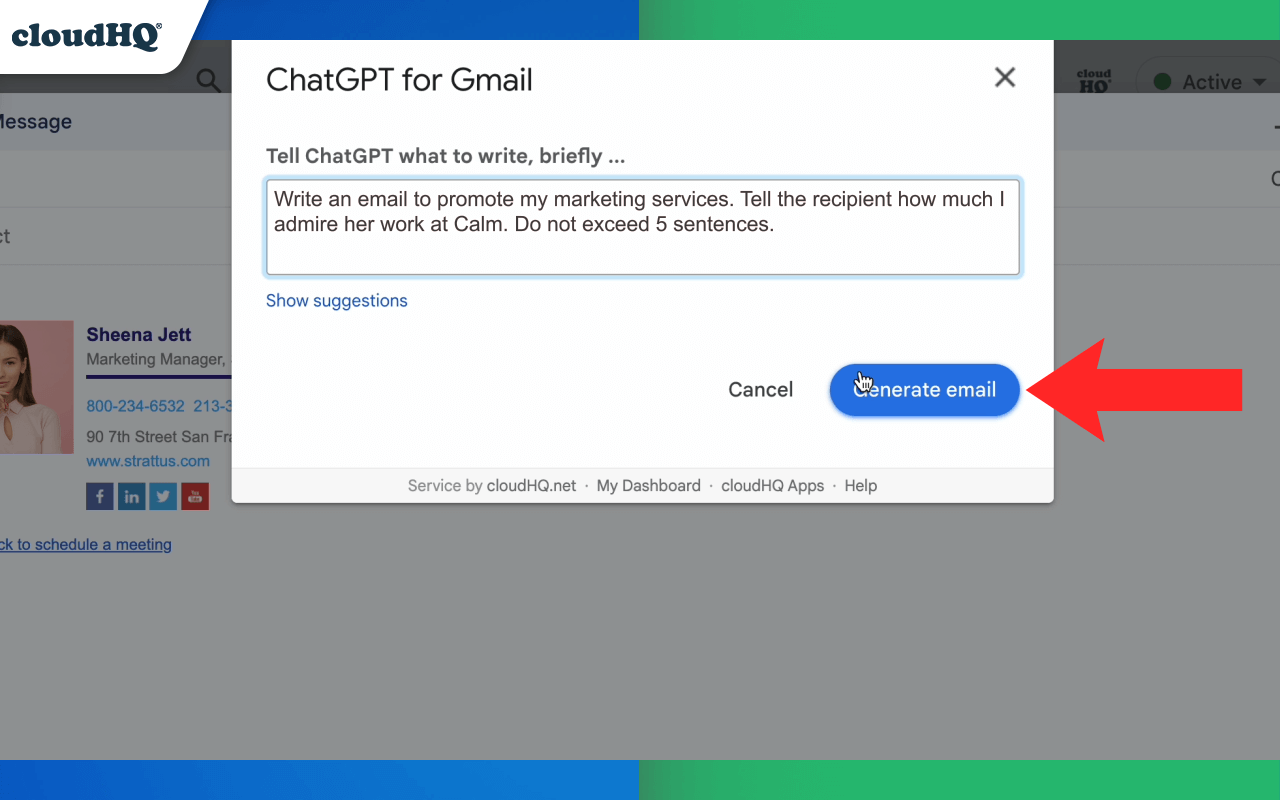 ChatGPT for Gmail by cloudHQ截图5