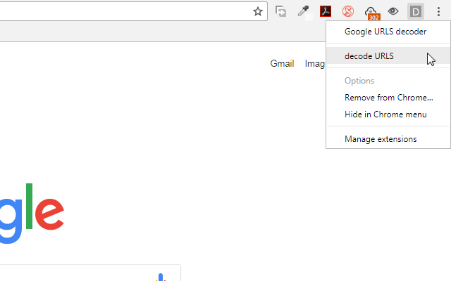 Google URLS decoder截图1