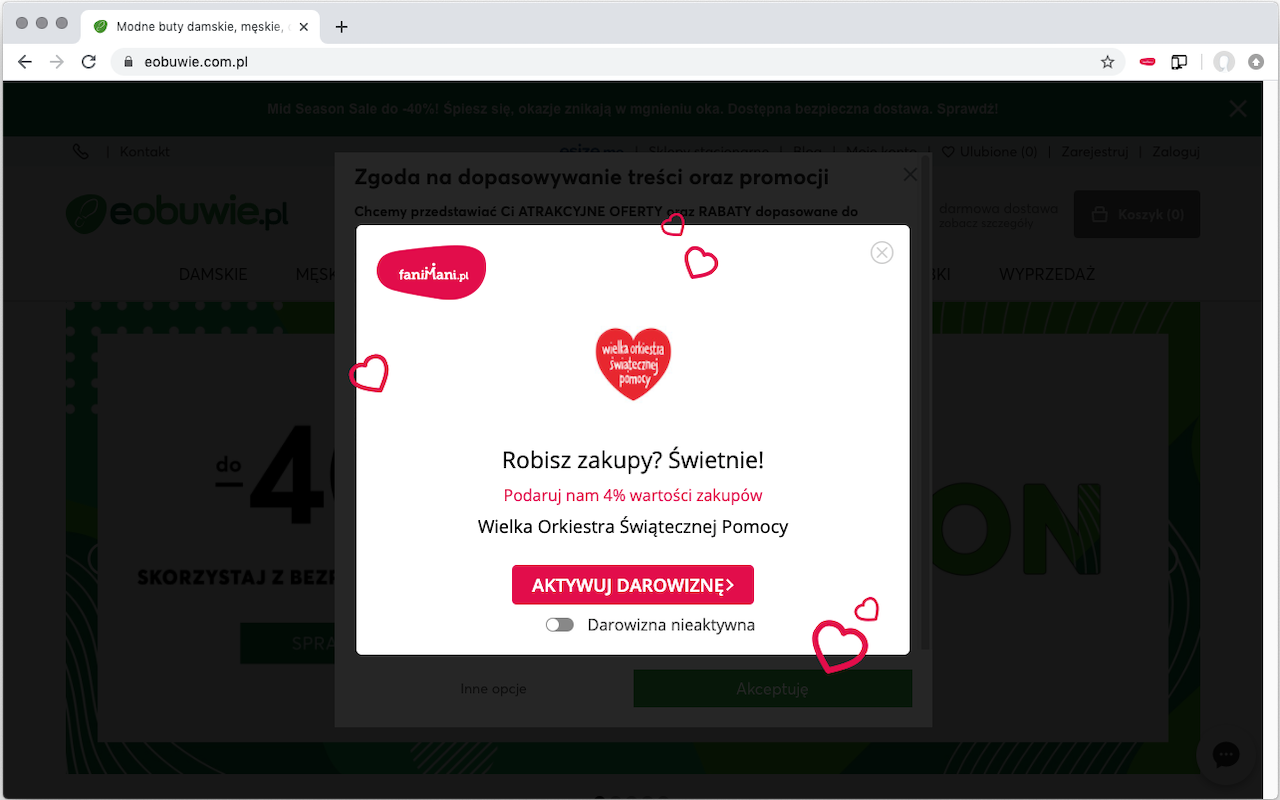 FaniMani.pl Donation Reminder截图1