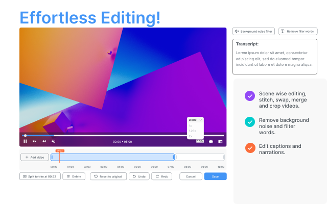 Videozen: Screen and Camera Recorder截图2