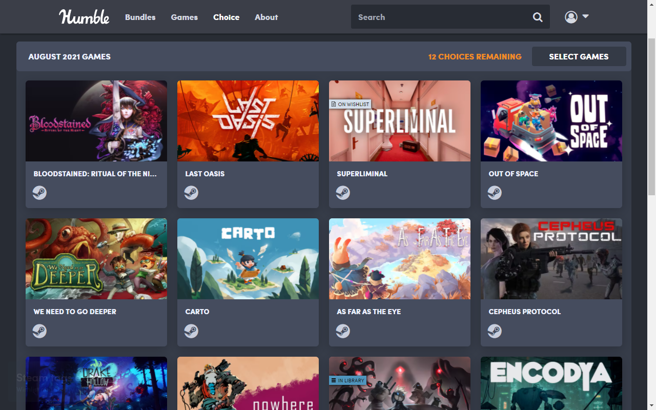 Steam tags for Humble Bundle截图4