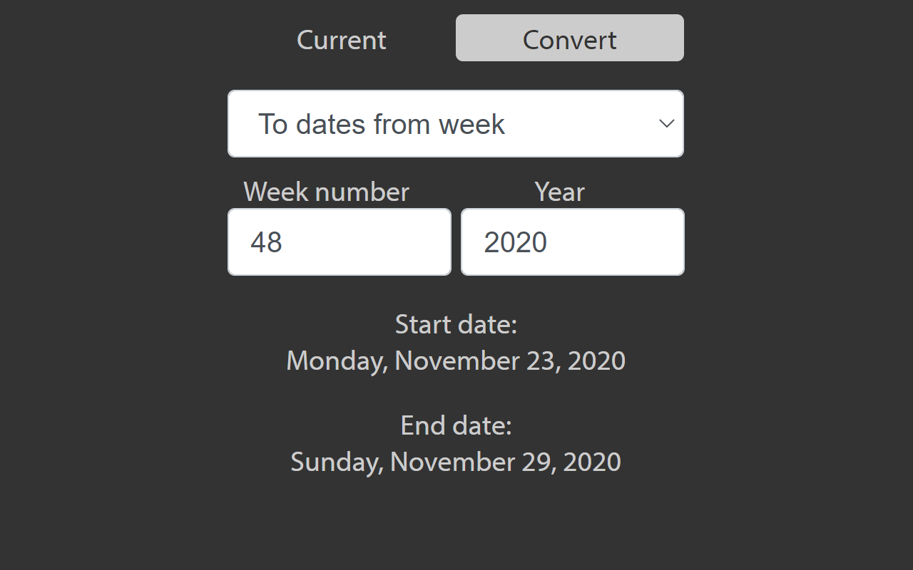 Week number extension截图1