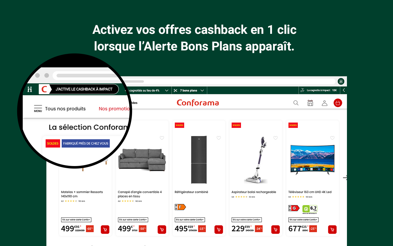 Mon alerte Cashback Miimosa截图3