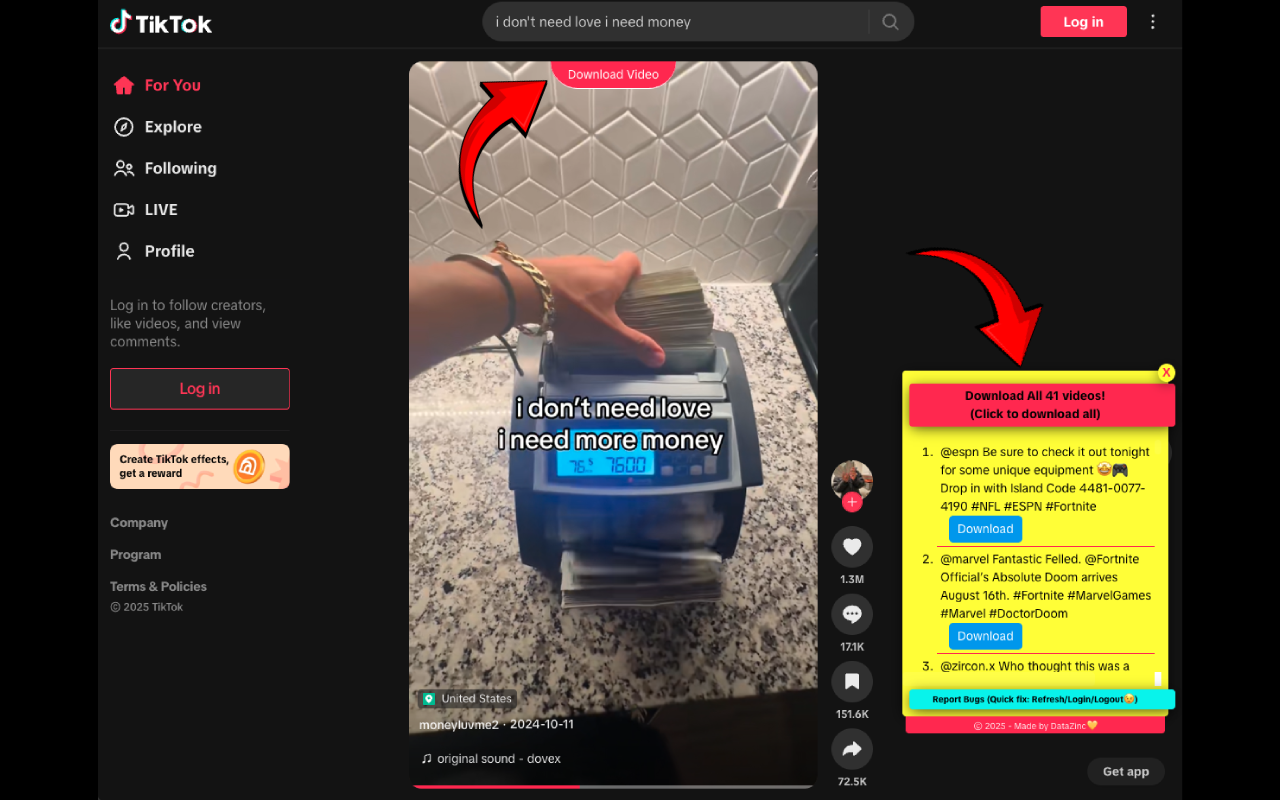 Easy TikTok Video Downloader (Remove Watermark)截图3