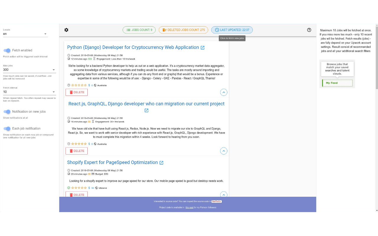 Up freelance helper截图1