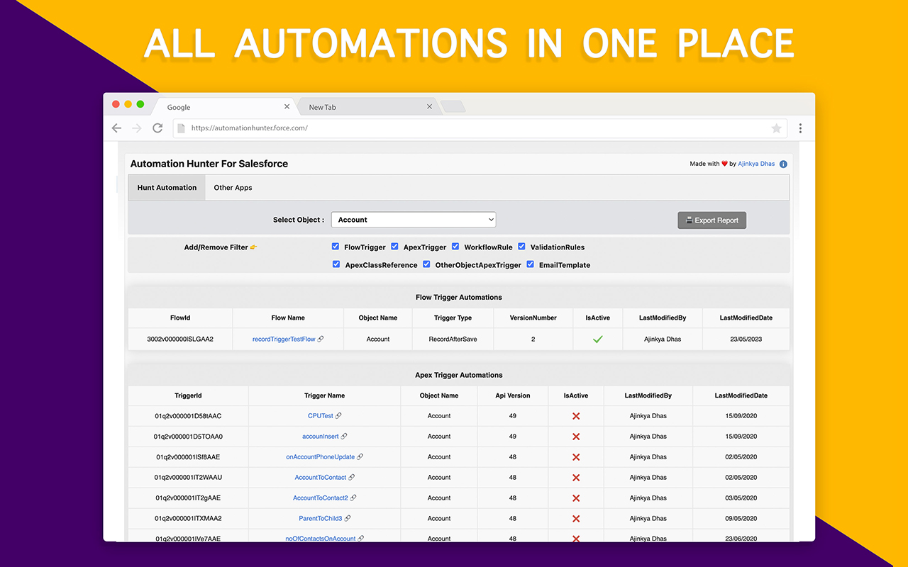 Automation Hunter For Salesforce截图4