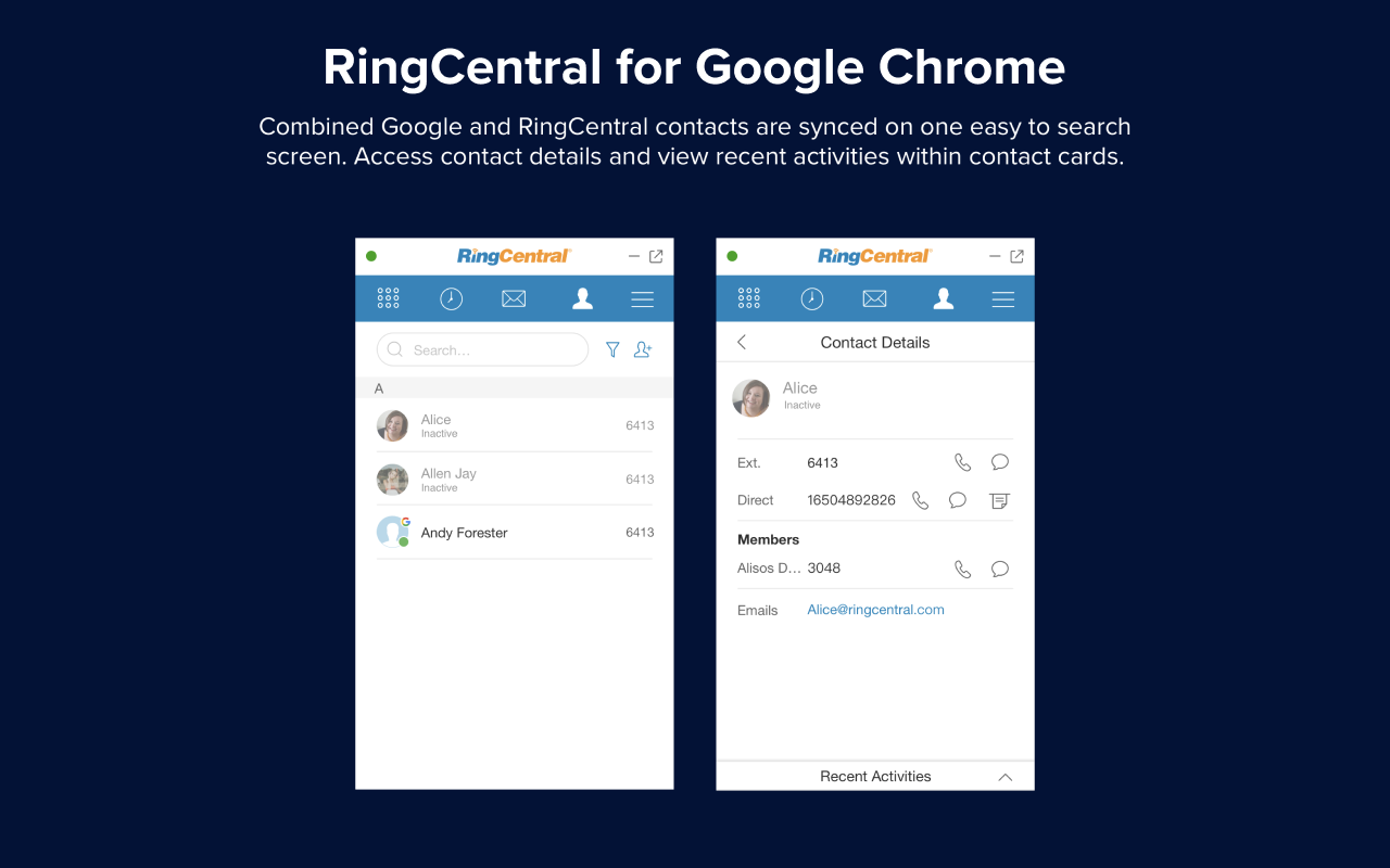RingCentral for Google截图1
