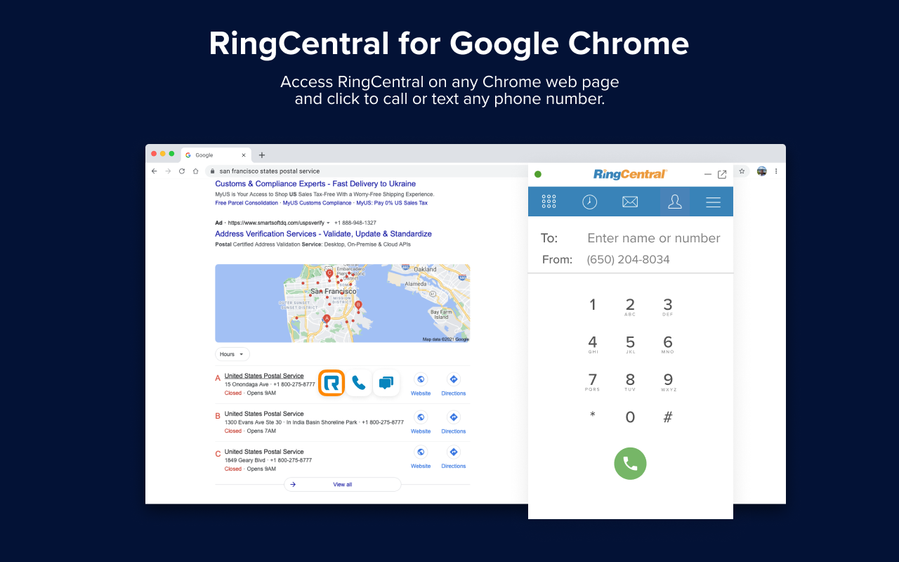 RingCentral for Google截图2
