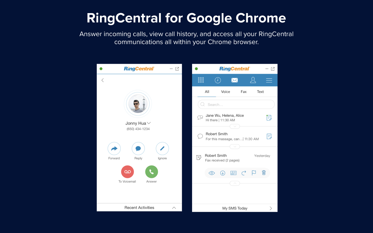 RingCentral for Google截图3