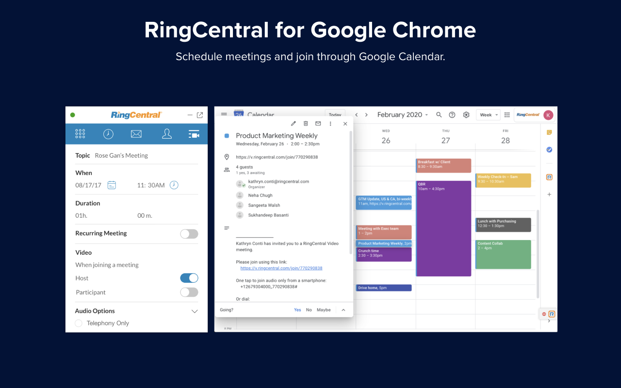 RingCentral for Google截图4