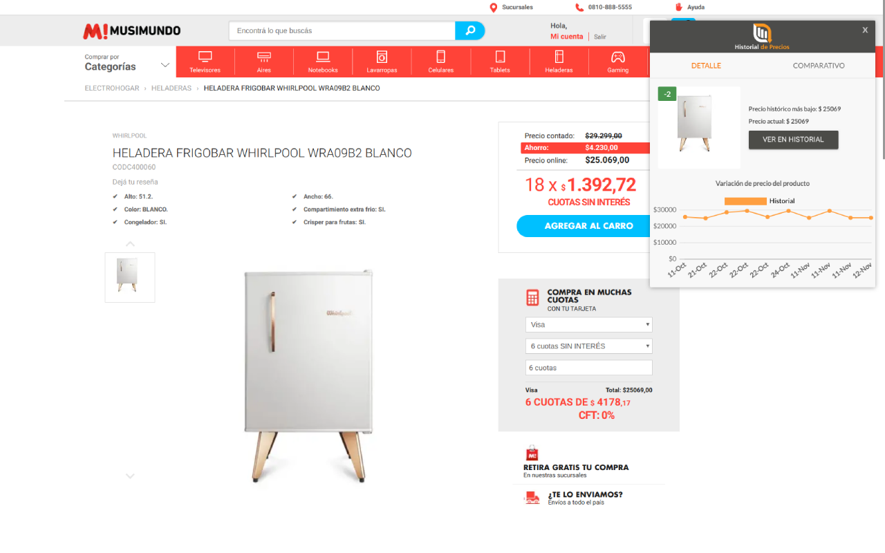 Historial de Precios截图3