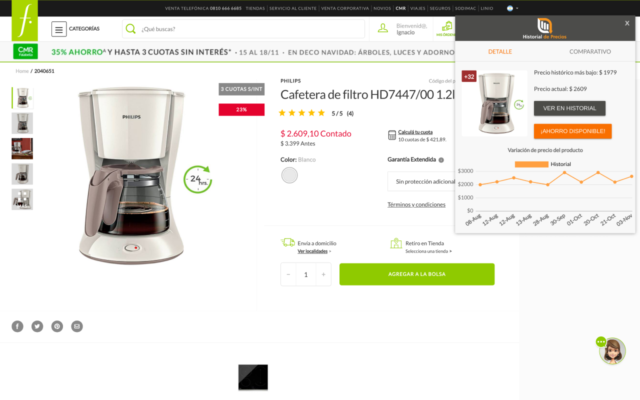 Historial de Precios截图4