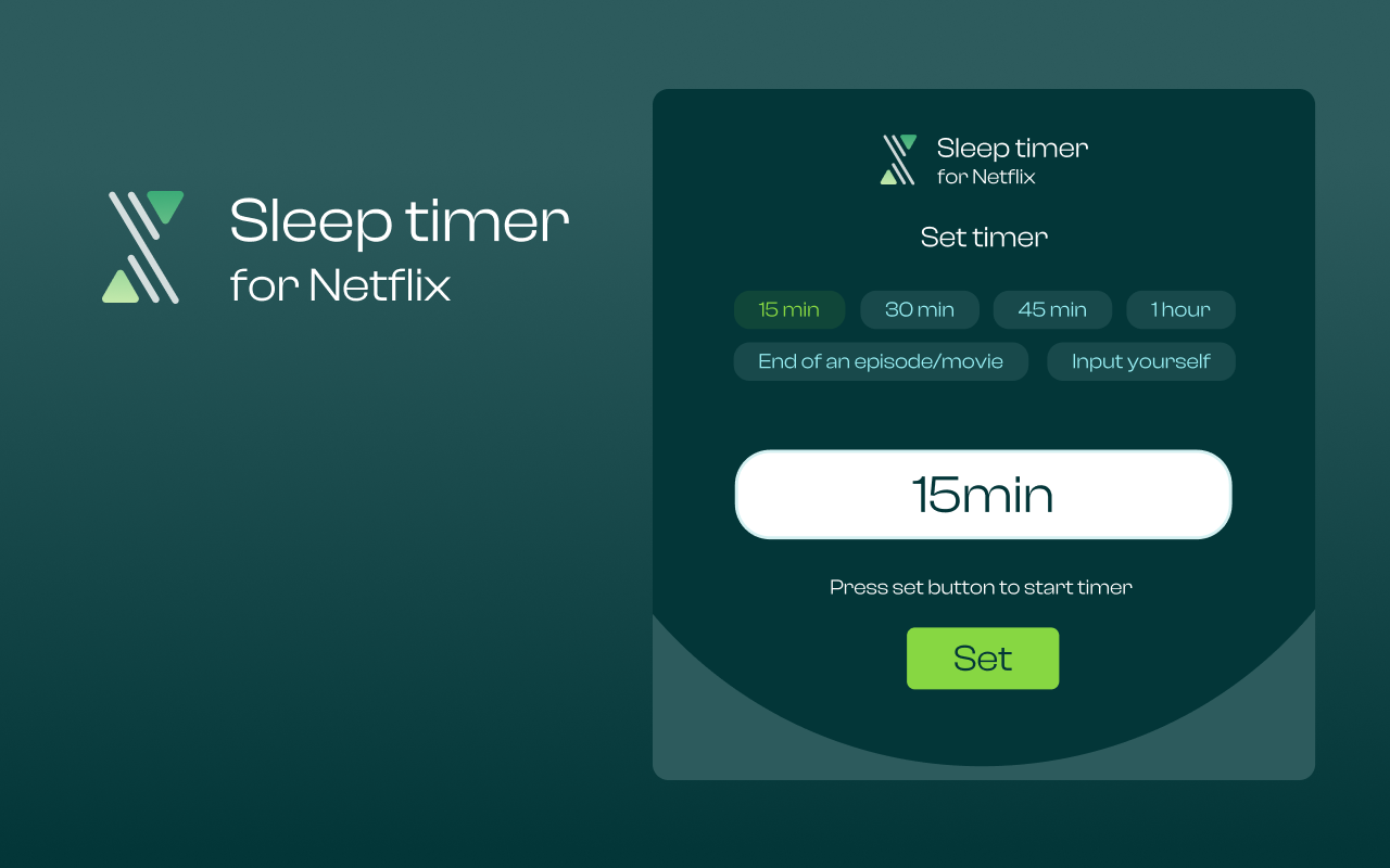 Sleep timer for Netflix截图1