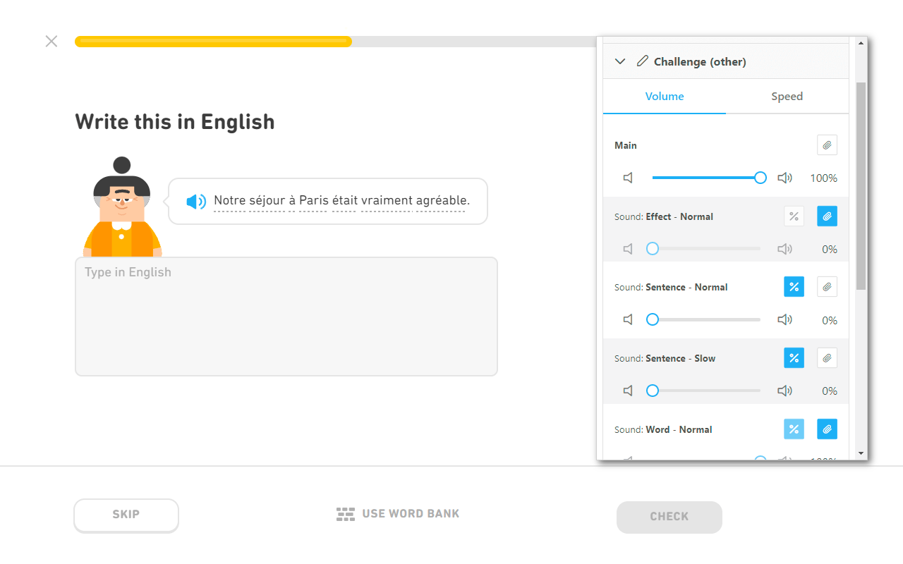 Duolingo Sound Controls截图1