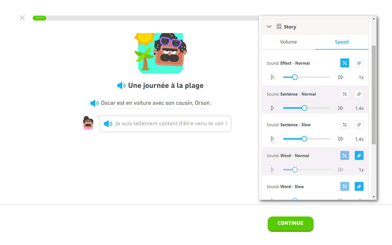 Duolingo Sound Controls截图2