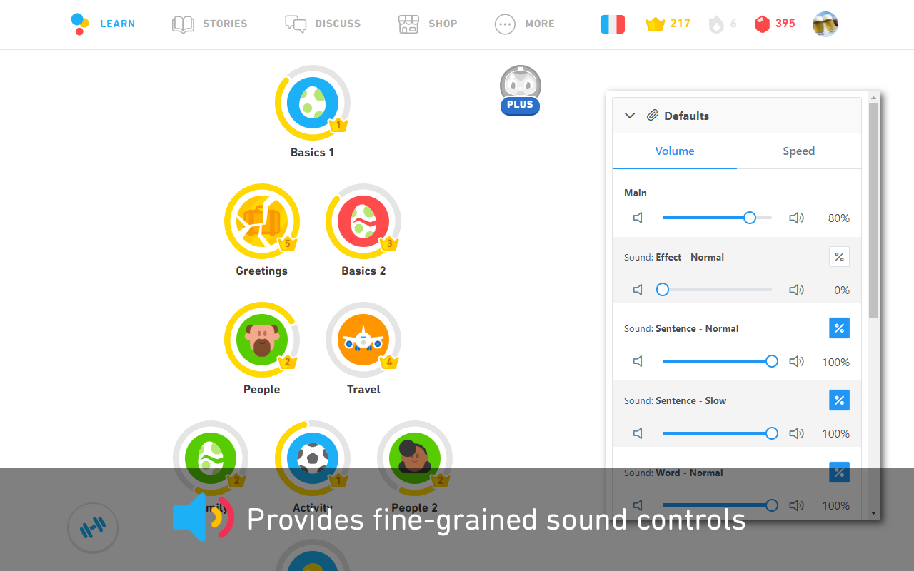 Duolingo Sound Controls截图3